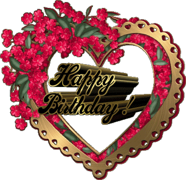 003 Heart Happy Birthday Anglais Messages 