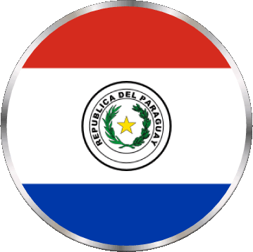 Rond Paraguay Amériques Drapeaux 