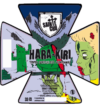 Hara-Kiri-Hara-Kiri Sainte Cru Frankreich Bier Getränke 