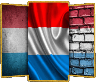 Forme Luxembourg Europe Drapeaux 
