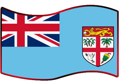 Rectángulo Fiyi Oceanía Banderas 