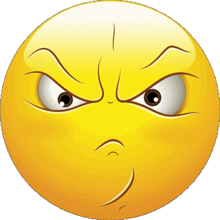 Colère Emoticônes Messages 