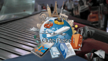 004 Animated Background Gute Reise German Messages 