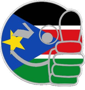Smiley - OK South Sudan Africa Flags 