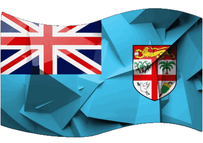 Rectangle Fiji Oceania Flags 