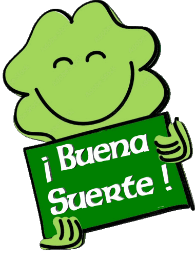 03 Sfondo trasparente Buena Suerte Spagnolo Messagi 