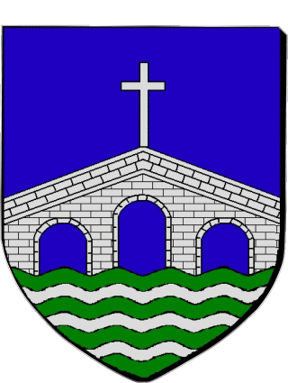 Blasón-Blasón SORGUES 84 Departamentos - Ciudades Francia Banderas 