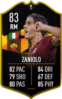 Nicolò Zaniolo Italie F I F A - Joueurs Cartes Jeux Vidéo Multi Média 
