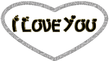 Corazón I Love You Inglés Mensajes 