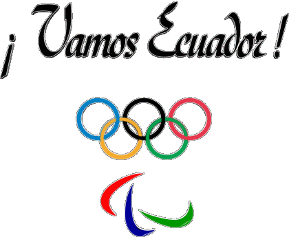 Juegos Olímpicos Vamos Ecuador Spanish Messages 