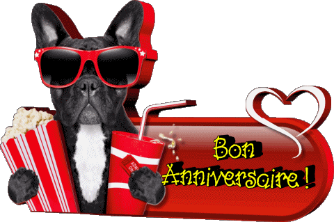 009 Animaux Bon Anniversaire Französisch Nachrichten 