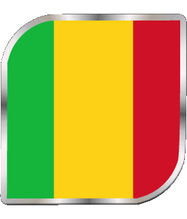 Platz Mali Afrika Fahnen 