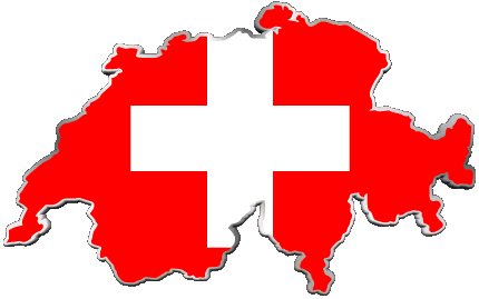 Map Swiss Europe Flags 