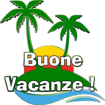 01 Fond Transparent Buone Vacanze Italien Messages 
