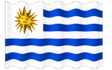 Ondulación Uruguay América Banderas 