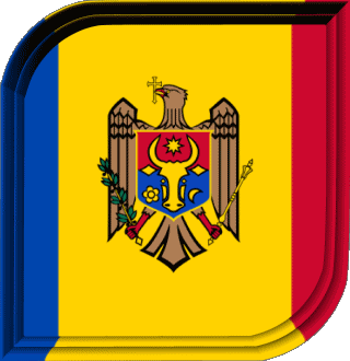 Carré Moldavie Europe Drapeaux 