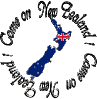 Map - Flag Come on New Zealand English Messages 