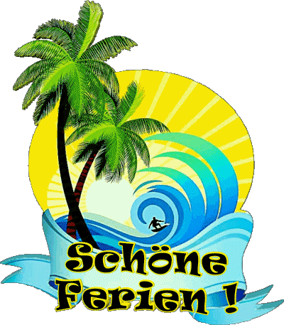 25 Transparent Background Schöne Ferien German Messages 