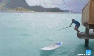 Caídas - Fail Paddle Deportes Humor - Fun 