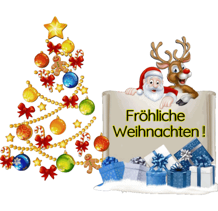 Serie 20 Fröhliche  Weihnachten German Messages 