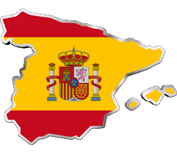 Map Spain Europe Flags 