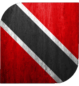 Carré Trinité et Tobago Amériques Drapeaux 