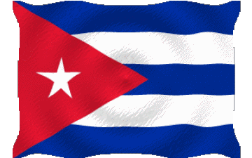 Welligkeit Kuba Amerika Fahnen 