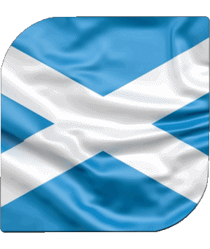 Square Scotland Europe Flags 
