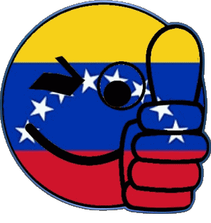 Smiley - OK Venezuela América Banderas 