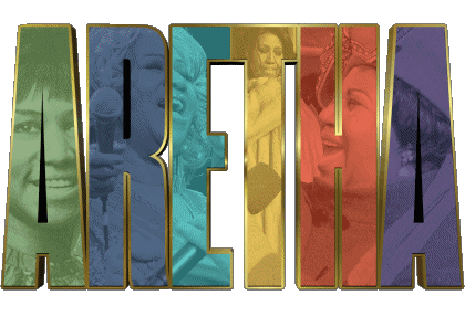 Logo Aretha Franklin Funk & Disco Música Multimedia 