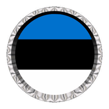 Round - Rings Estonia Europe Flags 
