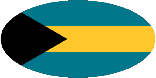 Verschiedene Bahamas Amerika Fahnen 