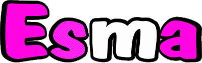 Esma E WEIBLICH - Maghreb Muslim Vorname 
