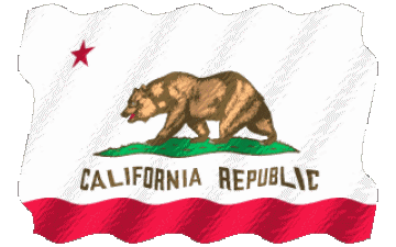 Ondulation Californie U.S.A - Etats Amériques Drapeaux 