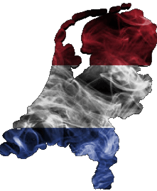 Carte Pays-Bas Europe Drapeaux 