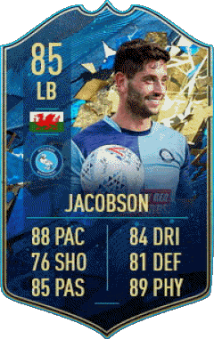 Joe Jacobson Wales F I F A - Karten Spieler Videospiele Multimedia 