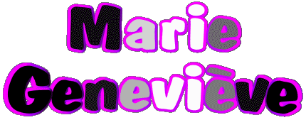 Marie Geneviève M Zusammengesetzter WEIBLICH - Frankreich Vorname 