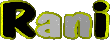 Rani R MASCULINE - Maghreb Muslim First Names 