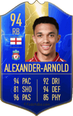 Trent Alexander-Arnold England F I F A - Karten Spieler Videospiele Multimedia 