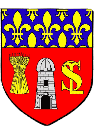 Wappen-Wappen GONESSE 95 Abteilungen - Städte Frankreich Fahnen 