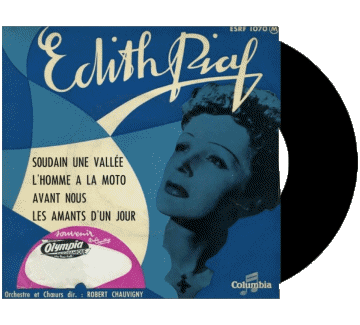 Soudain une vallée - L'homme à la moto - Avant - Les amants d'un jour-Soudain une vallée - L'homme à la moto - Avant - Les amants d'un jour Edith Piaf Compilation 60' France Musique Multi Média 