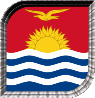 Square Kiribati Oceania Flags 