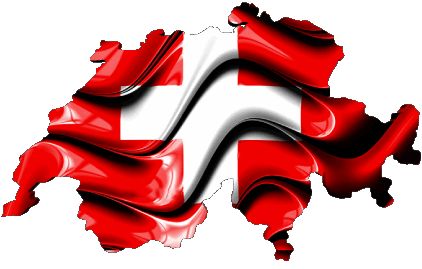 Map Swiss Europe Flags 