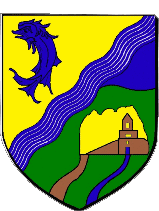 Blason-Blason LA BALME LES GROTTES 38 Départements - Villes France Drapeaux 