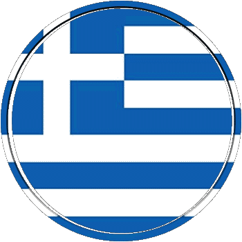 Rond - Anneaux Grèce Europe Drapeaux 