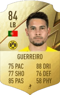 Raphaël Guerreiro Portugal F I F A - Card Players Video Games Multi Media 