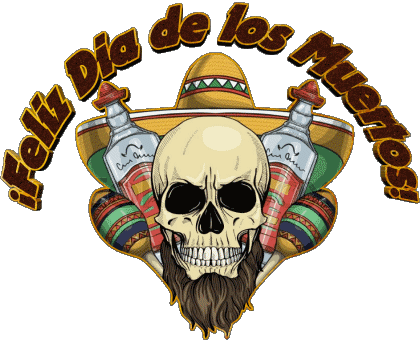 04 Feliz Dia de los Muertos Spagnolo Messagi 