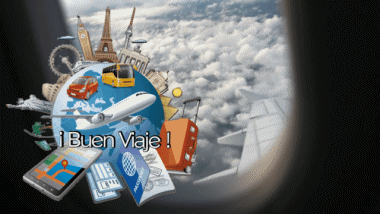 002 Sfondo animato Buen Viaje Spagnolo Messagi 