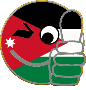 Smiley - OK Jordan Asia Flags 