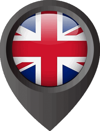 Perno di posizione UK Europa Bandiere 